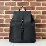 Luxury Replicas Large Backpack Gucci Mens 816750 Black Bag