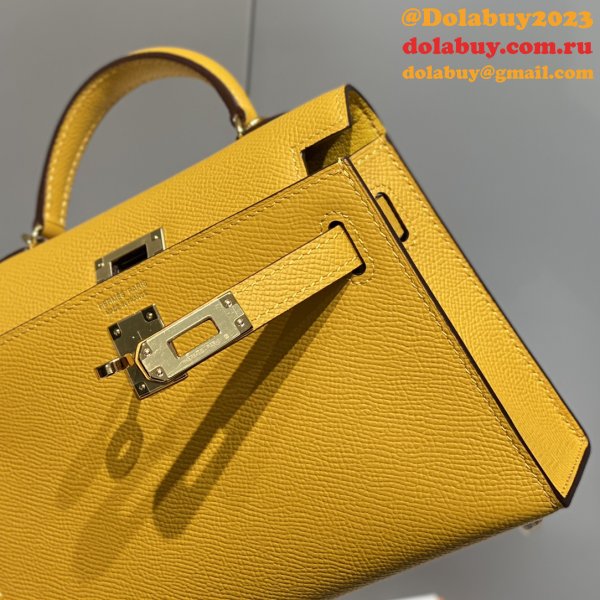 Buy Designer Best Replica Hermes Kelly 19CM Mini Bags Online