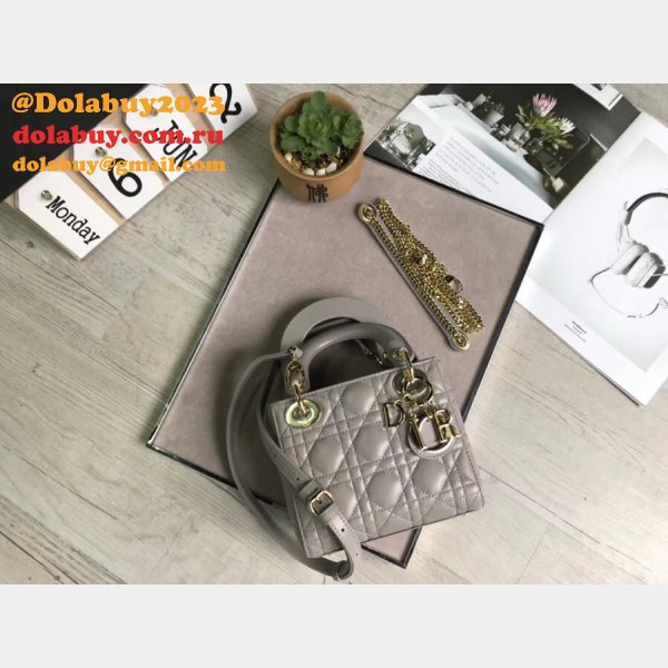 AAA+ Christian Lady Dior Handbags Online Purchase MINI 17CM