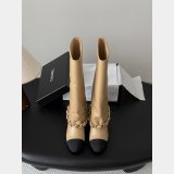 CC 25K Chain-detail knight boots
