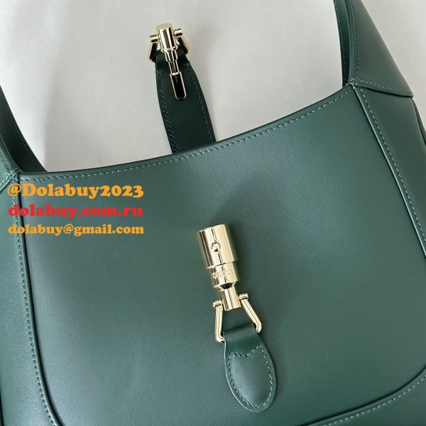 Gucci Jackie 1961 Medium 1:1 Mirror 820415 Green Bag