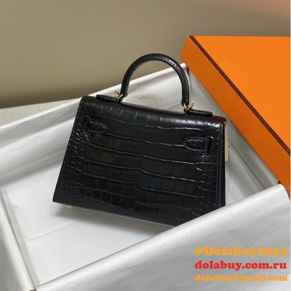 Best Hermes Mini Kelly 1:1 Replica 19CM Handbags
