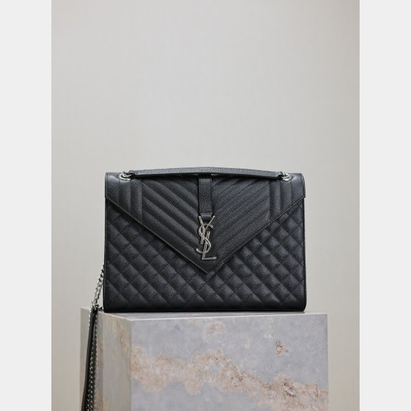 Top Quality Yves Saint Laurent Caviar Envelope Bag