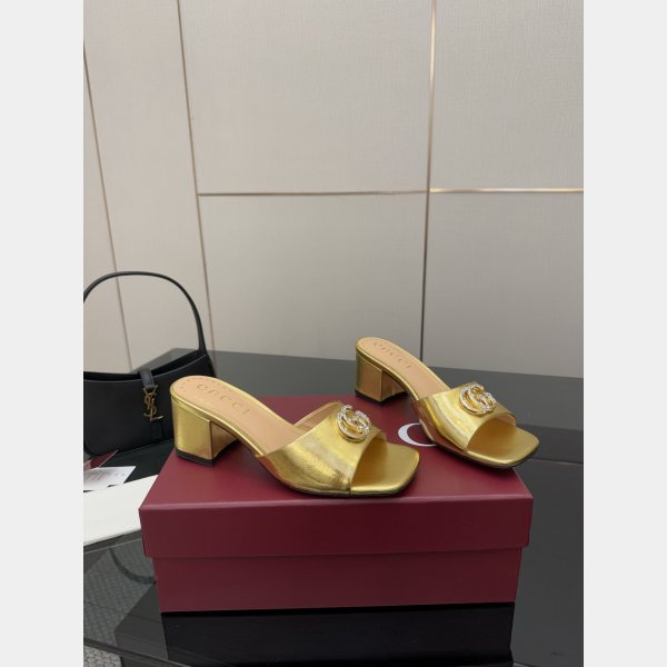 Gucci Women Double G Slide Sandal
