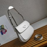 High Quality Prada Cleo Brushed Knockoff Leather Shoulder Bag