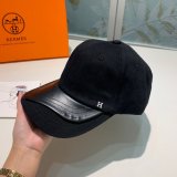 Hermes High Quality Canvas fabric Peaked cap