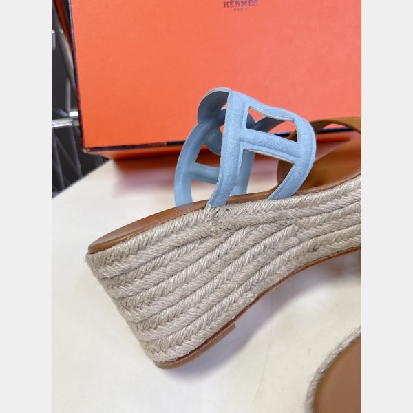 Inspired Hermes Wedge High Heel Sandals