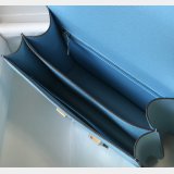 Fashion Hermes handmade Stiching Constance Bag 23cm