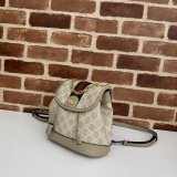 Ophidia Gucci Backpack Ebony Supreme #795221 Replica Handbag