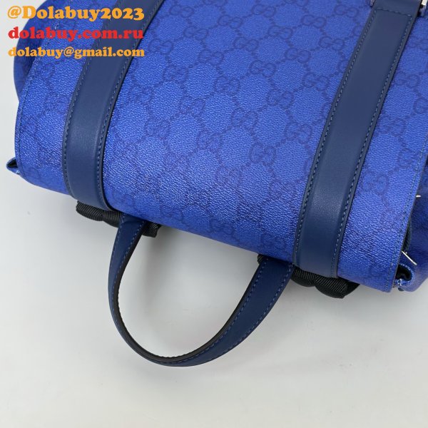 Top Quality 792080 Gucci Chroma Large Backpack Gradient Blue Bag