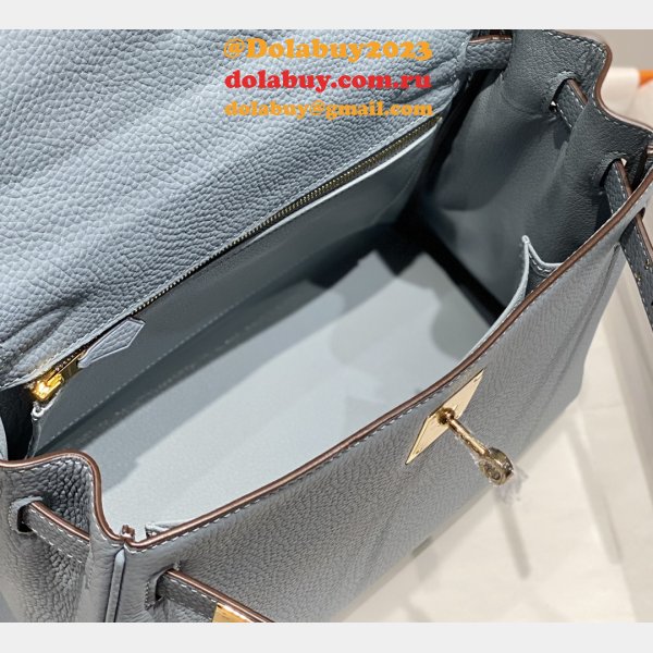 Buy Designer Replica Hermes Kelly 25/28CM Togo Bags Online