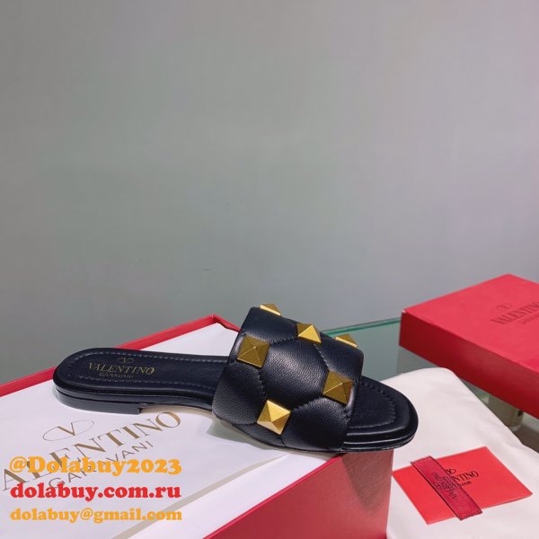 Top Quality Replica Factory Valentino Rivet slippers