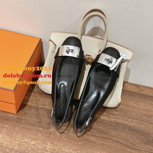 Luxury Designer hermes Innocente slingback