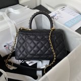 Wholesale Matelasse Top Handle A92990 Designer Bag Caviar 23cm