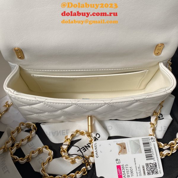 Luxury CC MINI AS4385 pearl chain BAG 2024