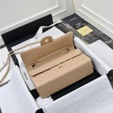 TOP CC Flap 1112 Lambskin 25cm Handbags Light golden hardware