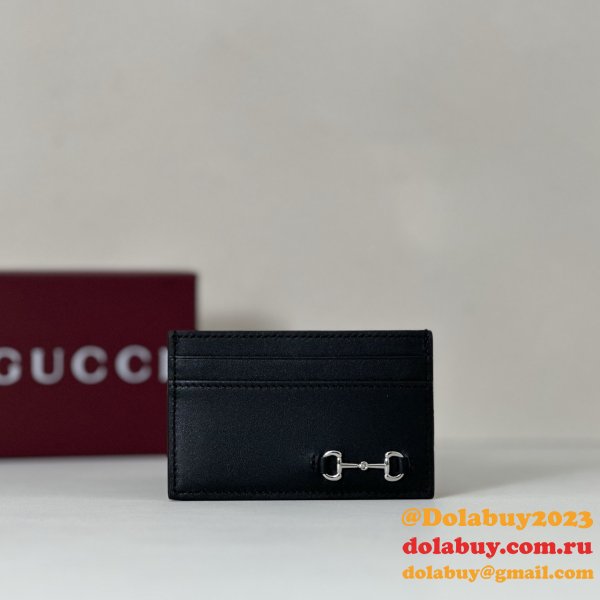 Gucci Card Case Horsebit Bi-fold Wallet 1:1 846952/846950/846951/846954