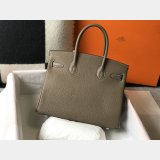 Hermes Birkin 35cm Togo leather Handbags Elephant Gray