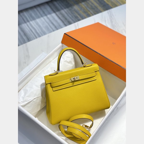 Buy Designer Replica Hermes Kelly 25/28CM Togo Bags Online