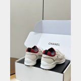 CC Calfskin & Mixed Fibers Sneakers