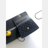 Designer Clutch With Chain AS4244 & AS2215 Washed Denim Bag