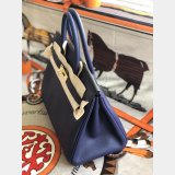 Hermes Birkin Epsom leather Handbags Dark blue