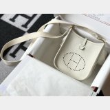 Hermes Evelyne Handbags Replica off White