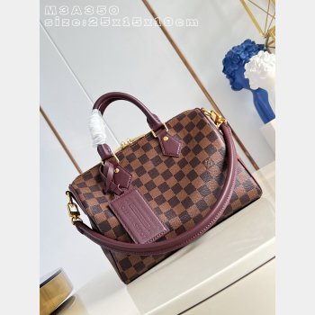 Louis Vuitton Speedy Soft 25 Damier Ebene M3A350 Women Bag