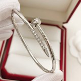 Juste un Clou bracelet  small model reverse-set diamonds