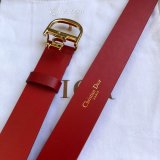 High Quality Christian Dior AAA Belts red/black/brown 30mm Cheap