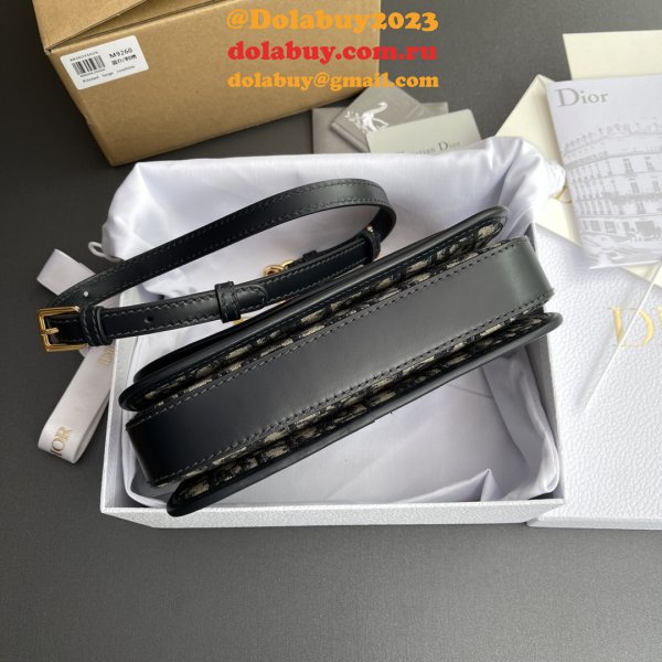 30 Montaigne Avenue Bag Blue Dior Oblique Jacquard