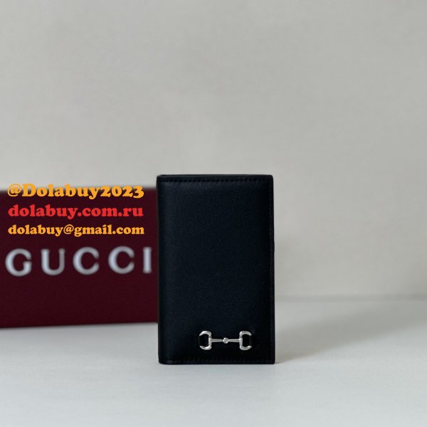 Gucci Card Case Horsebit Bi-fold Wallet 1:1 846952/846950/846951/846954