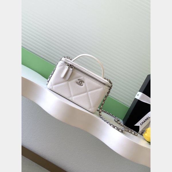 Long Vanity With Chain Luxury Grained Shiny AP4933 Bag