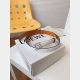 Luxury Inspired Loewe Anagram 2.0cm Width Replicas Belt