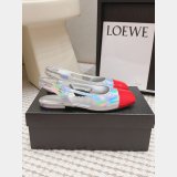 CC Flat Calf Leather Slingbacks Shoes