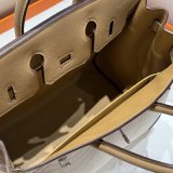 Best Hermes Birkin handmade Stiching Handbags Swift Leather 25CM