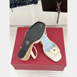Coeur Royal Laminated Nappa Wedge Sandal 110Mm