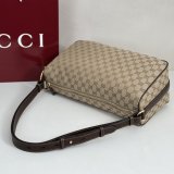 Gucci 862530/860787  Best Half Horsebit Leather Shoulder Bag