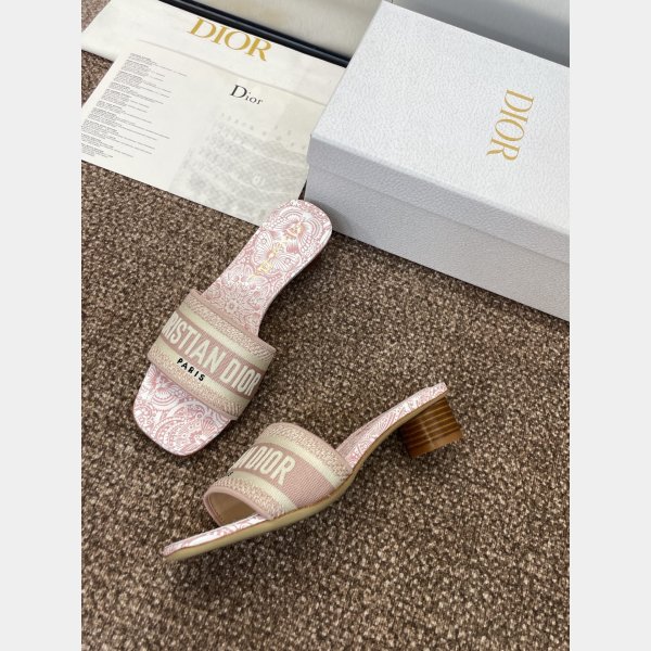 Wholesale 1:1 Mirror Dway Heeled Slide