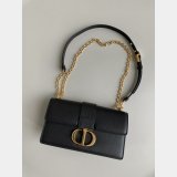 Replica Dior Black/White Montaigne High Quality 9207 Bag 21.5CM