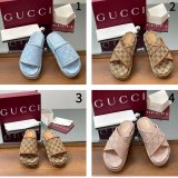 Top Quality Gucci Women's GG Platform Sandal