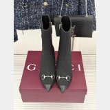Gucci Horsebit GG Supreme canvas ankle boots