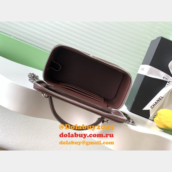 Long Vanity With Chain Luxury Grained Shiny AP4933 Bag