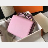 Top Hermes handmade Stiching Constance Bag 18CM