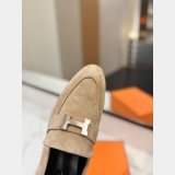 Hermes pairs Women lofer Suede