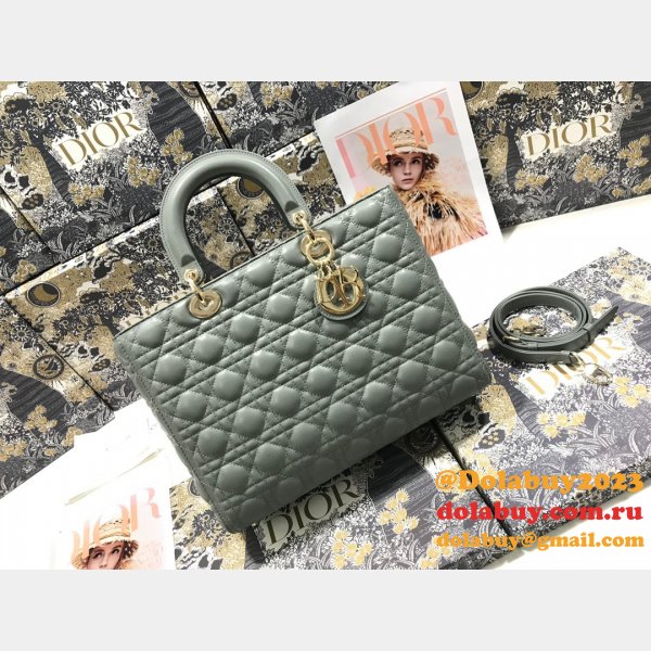 Inspired Duplicate dior lady lambskin 32CM HANDBAG