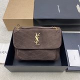 Top YSL NIKI Bag in suede