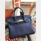 Hermes Birkin Epsom leather Handbags Dark blue