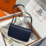 Luxury Hermes handmade Stiching Constance Elan Bag 24cm
