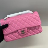 High Quality CC FLAP Lambskin Handbags 25CM